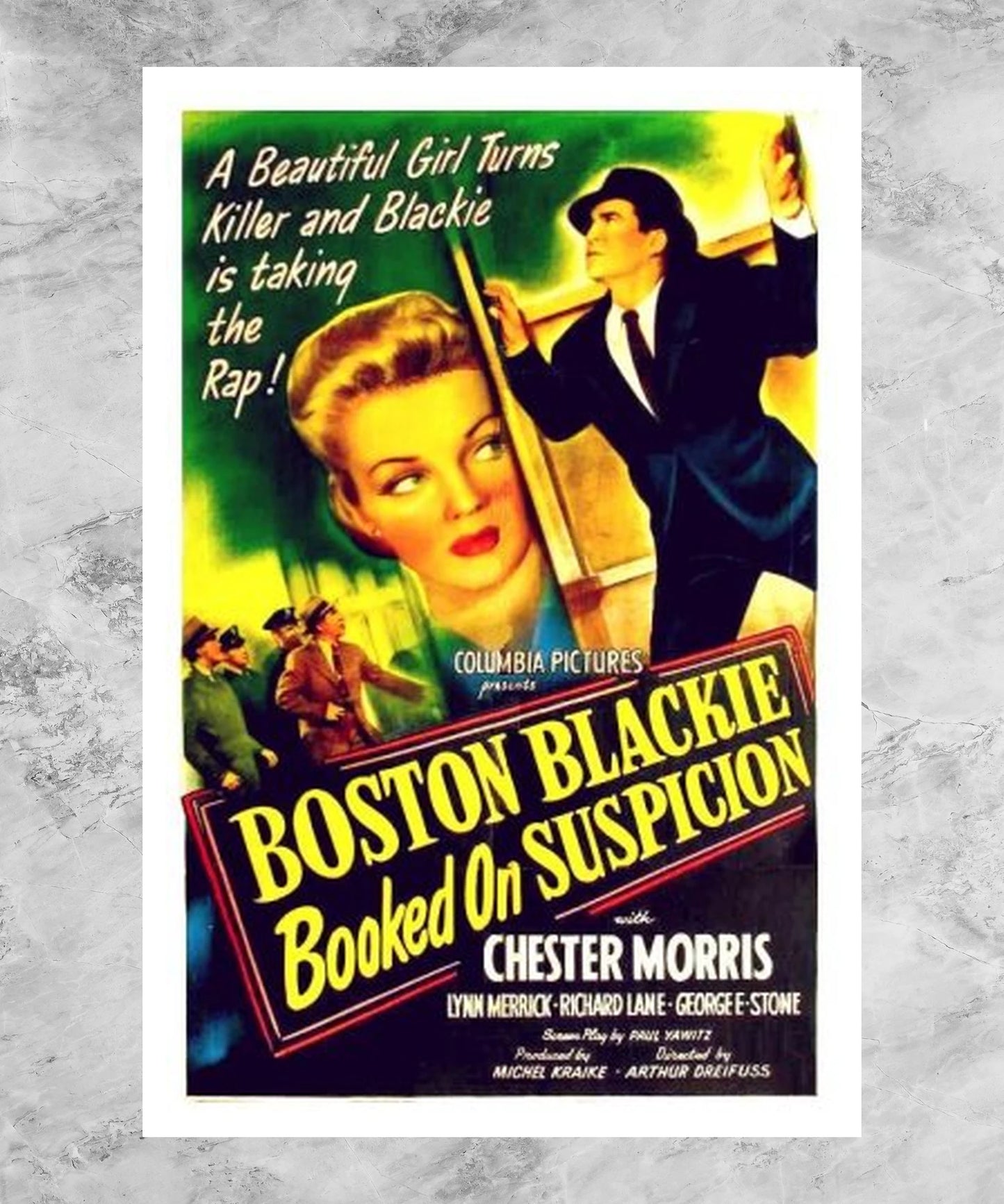 Boston Blackie Booked on Suspicion Poster