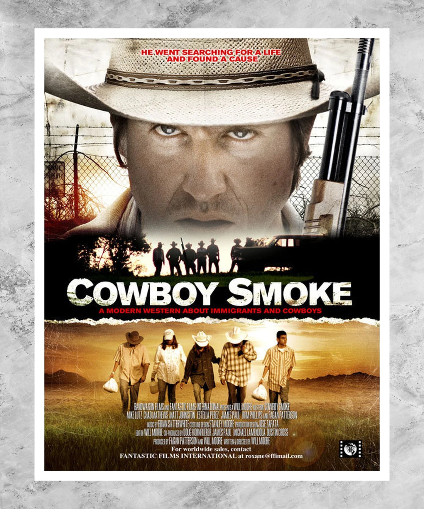 Cowboy Smoke Poster