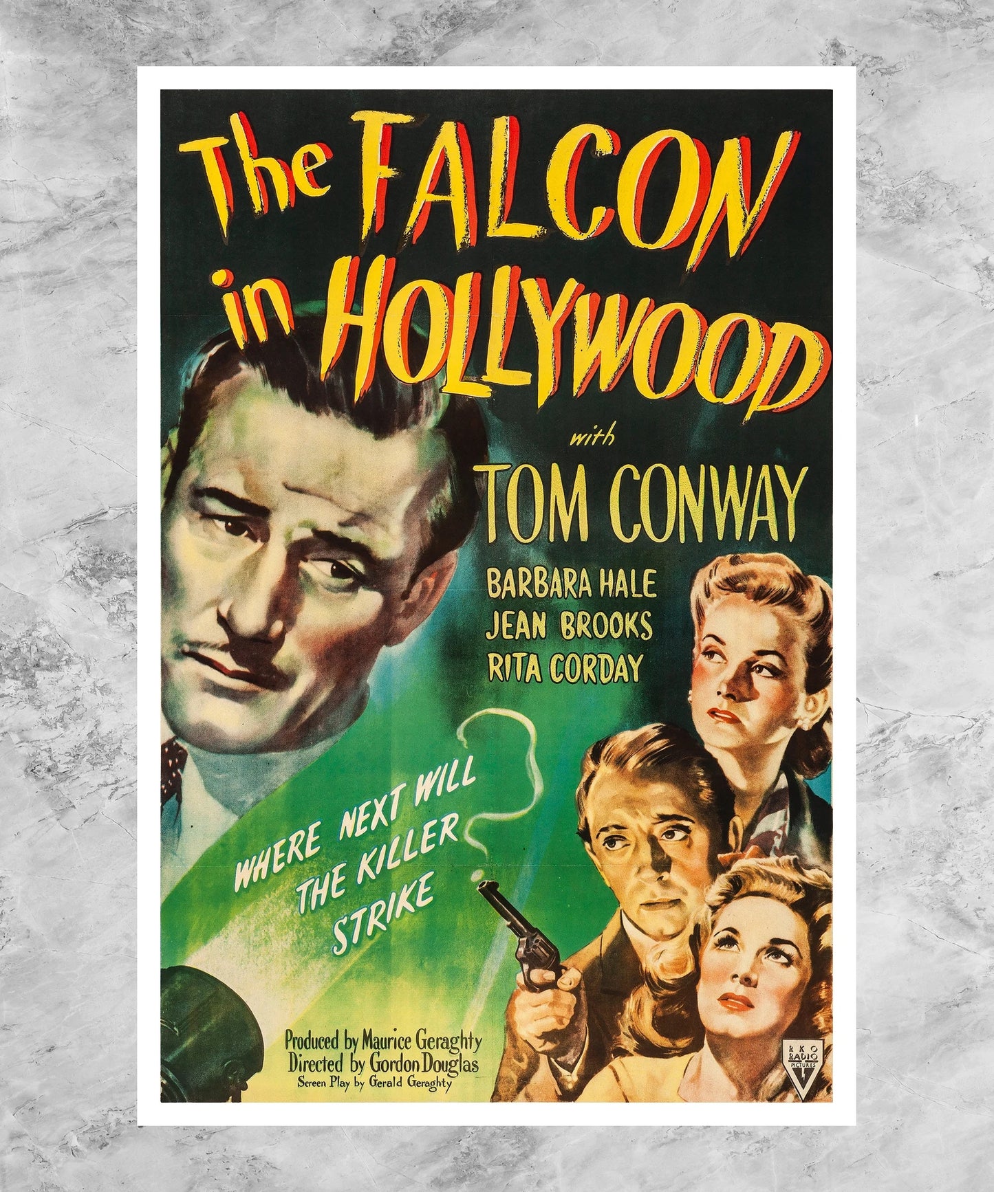 The Falcon in Hollywood Poster