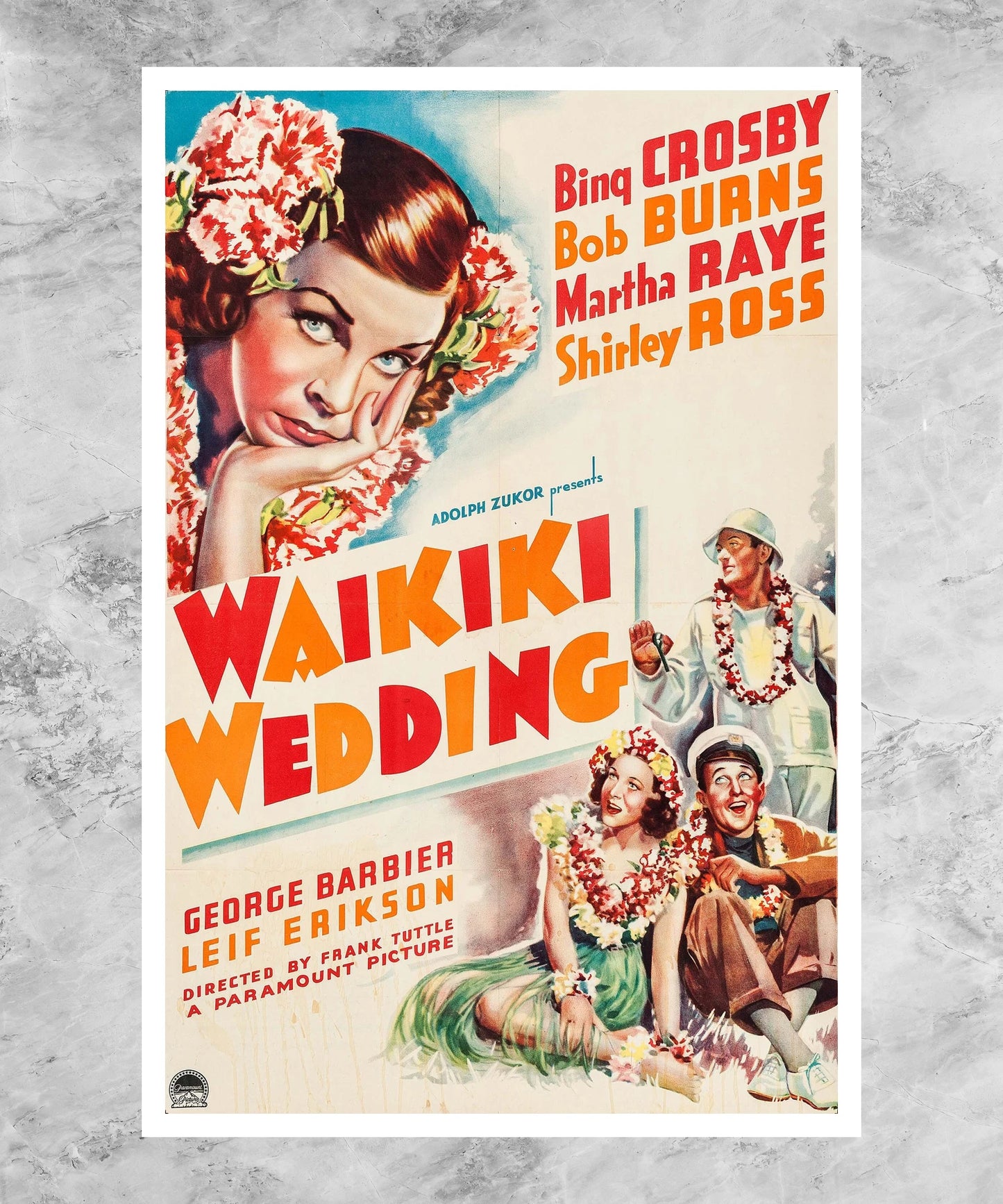 Waikiki Wedding Poster