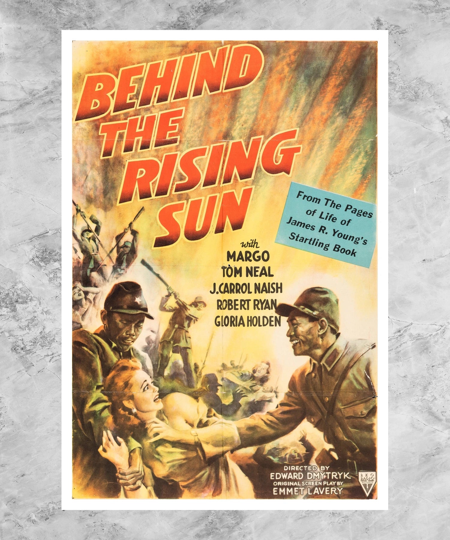 Behind the Rising Sun Poster