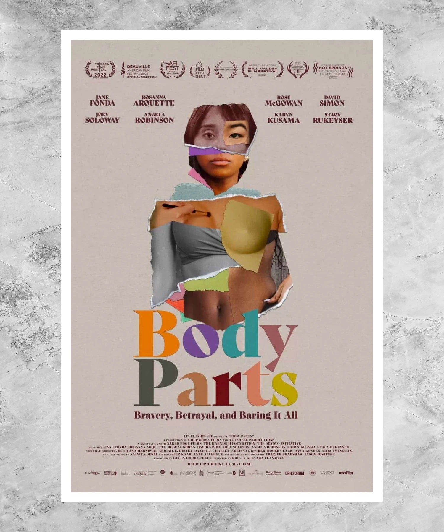Body Parts Poster