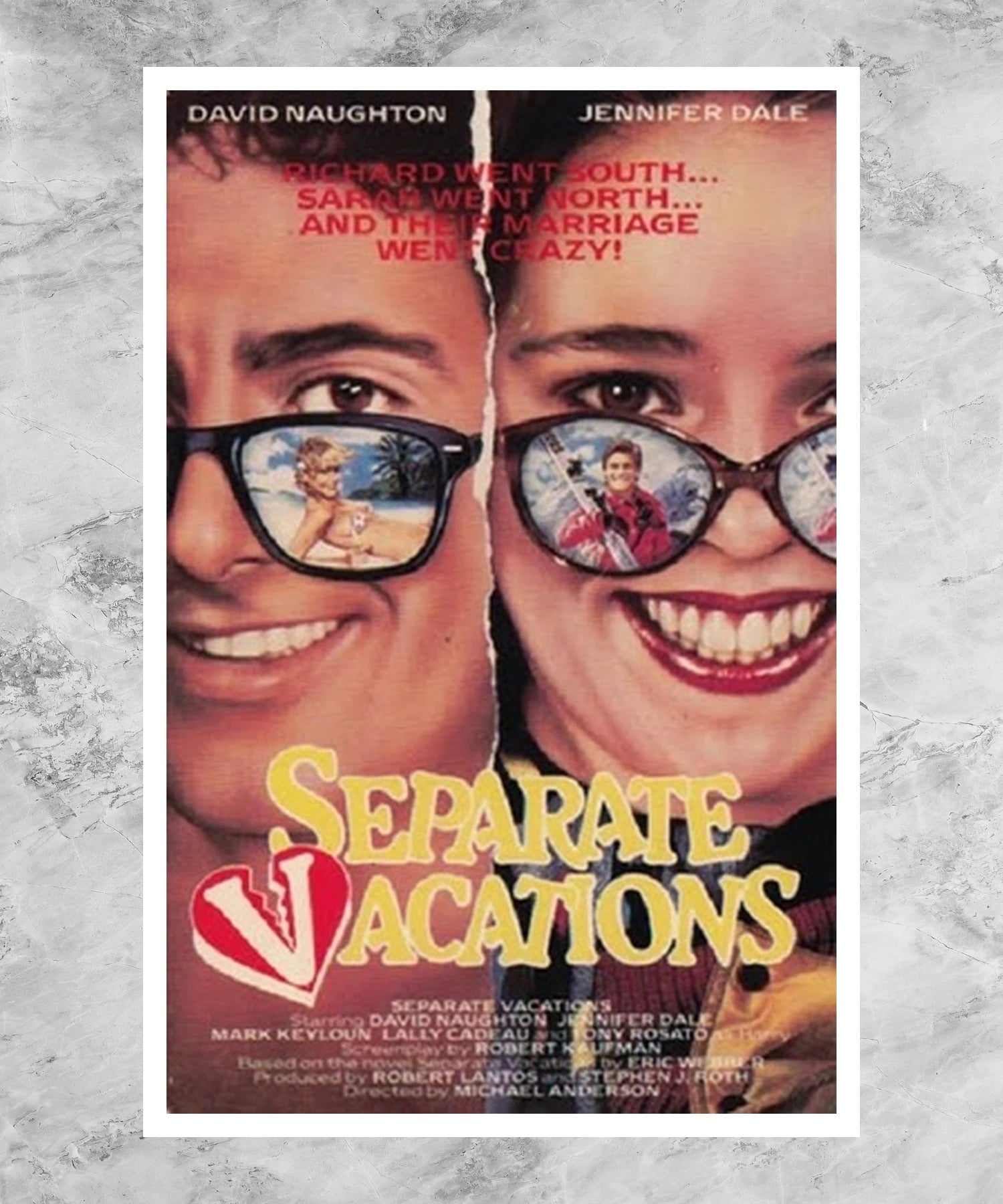Separate Vacations Poster