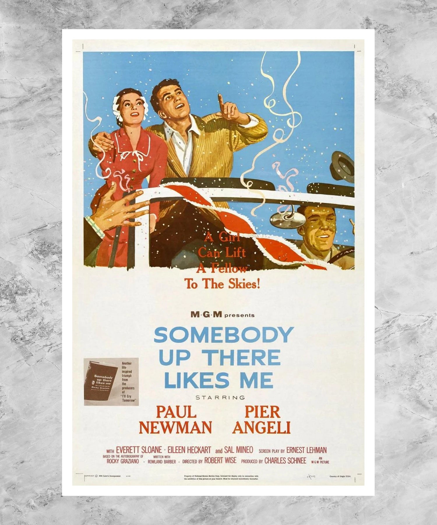 Somebody Up There Likes Me Poster