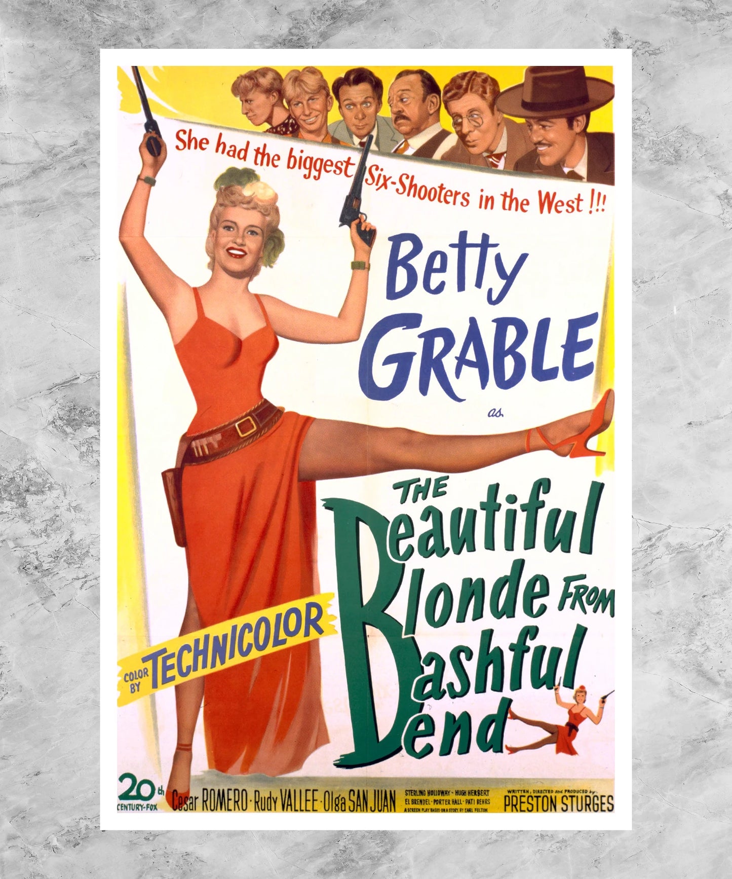The Beautiful Blonde from Bashful Bend Poster