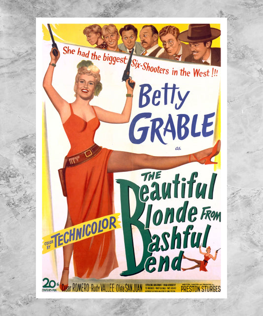 The Beautiful Blonde from Bashful Bend Poster