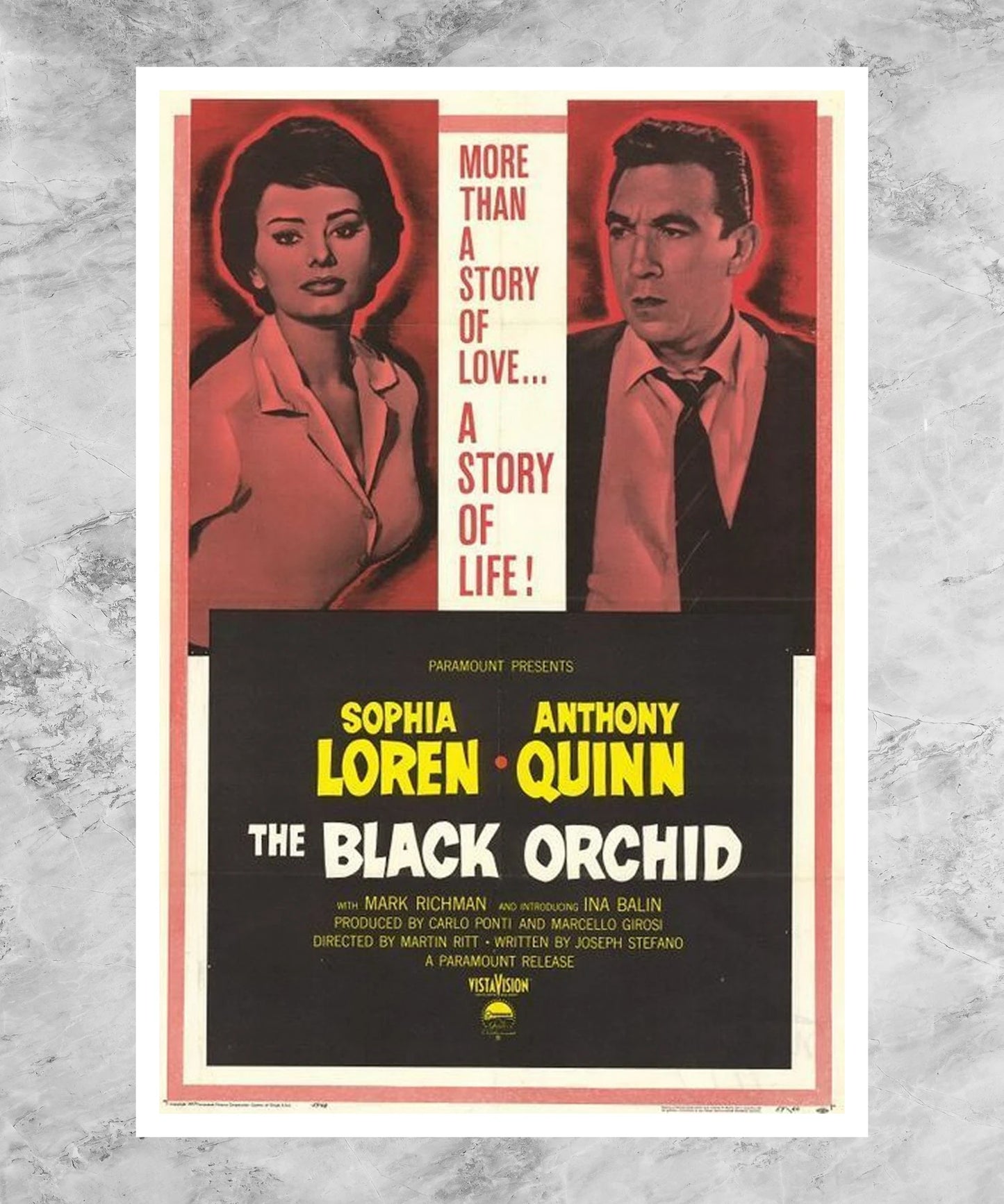 The Black Orchid Poster