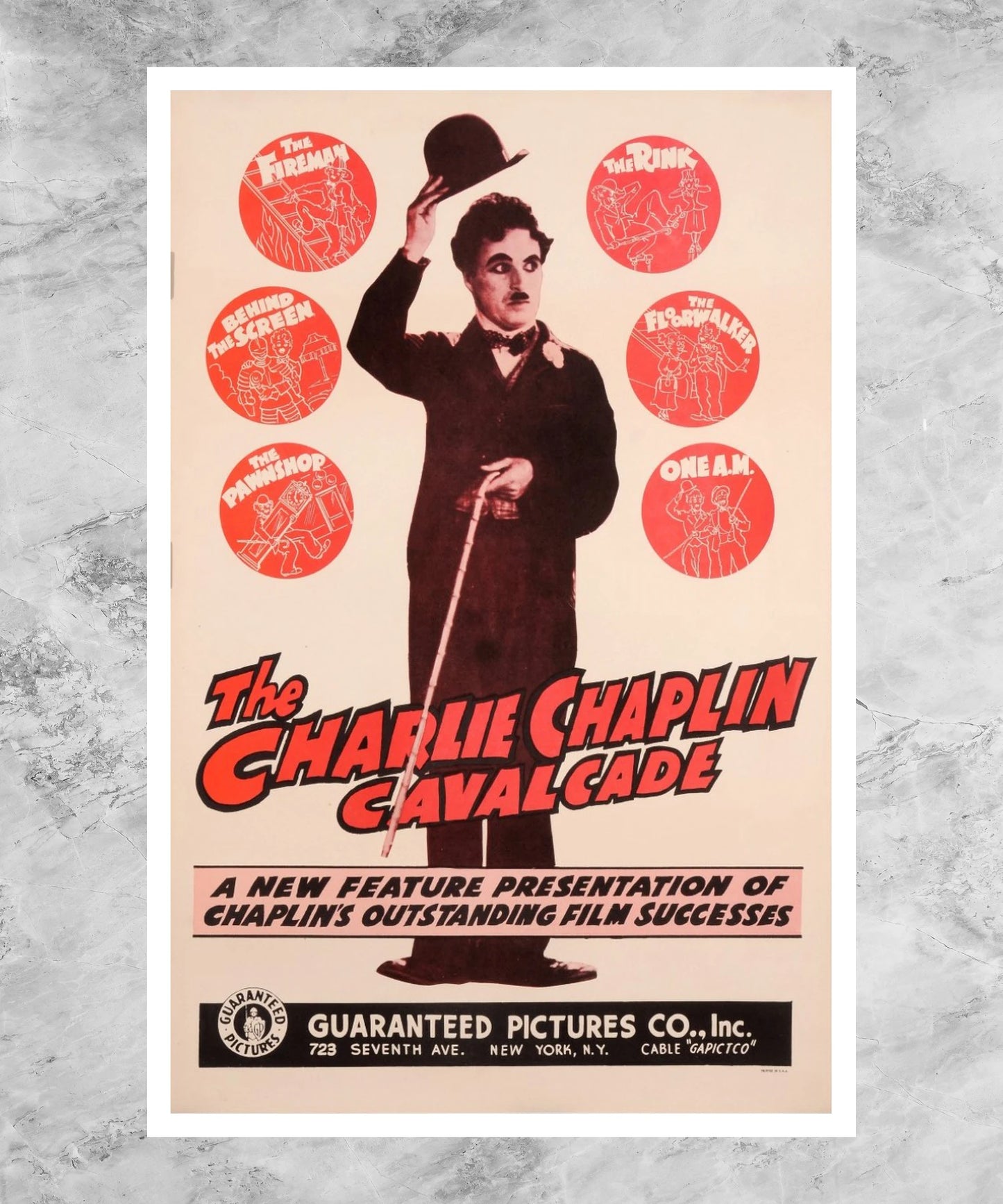 The Chaplin Cavalcade Poster