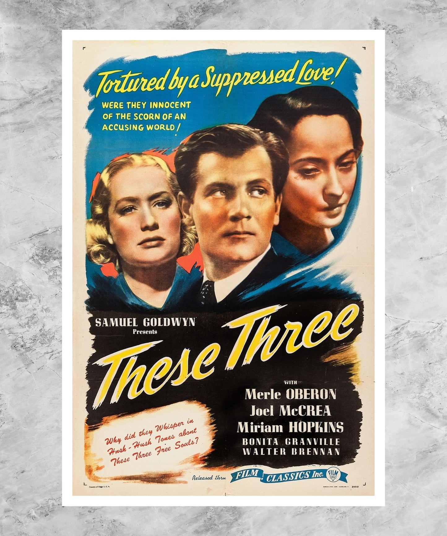 These Three Poster