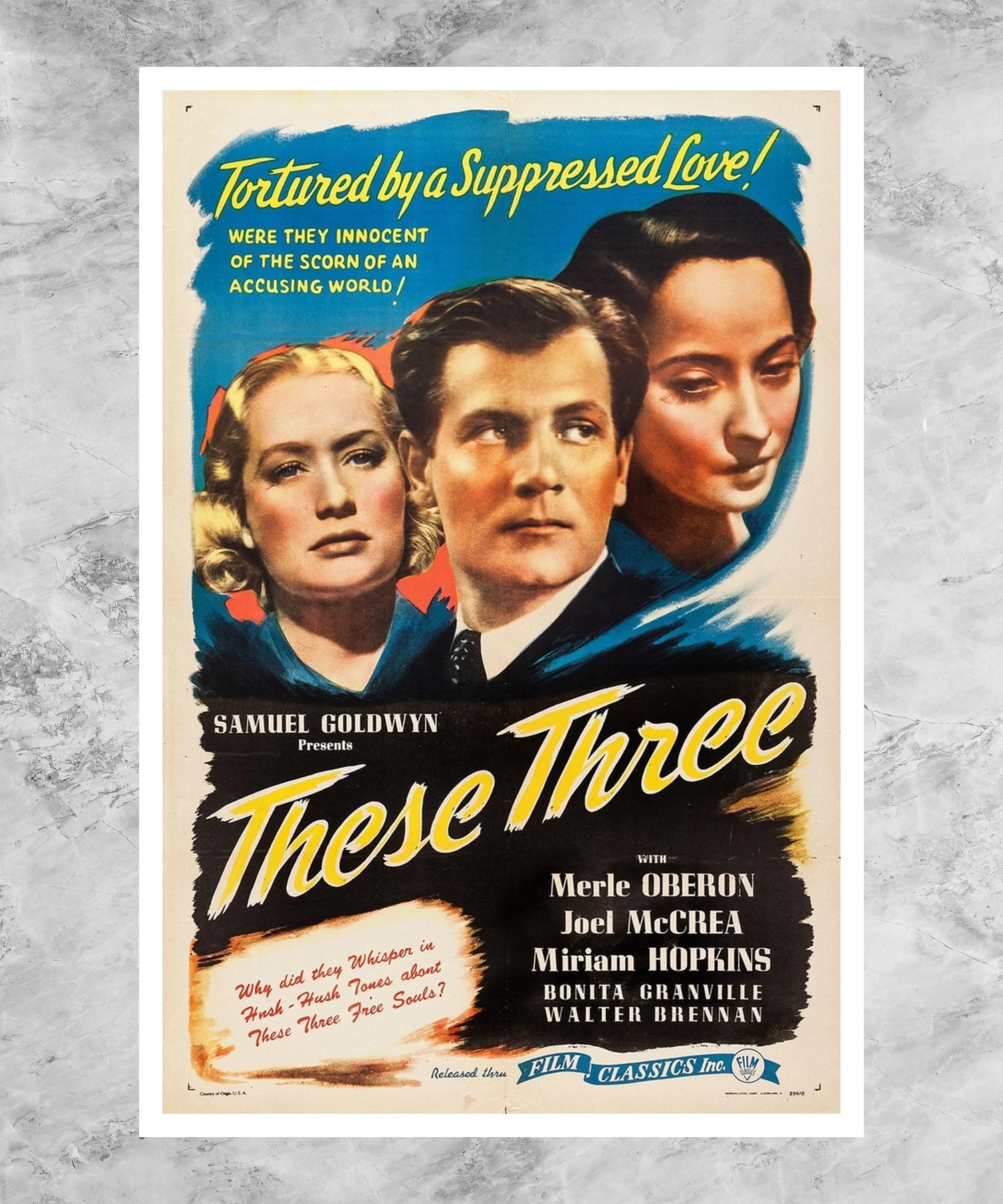 These Three Poster